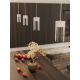 Pendule, Lustre suspendate - Pendul LED metal alb si sticla Fusion