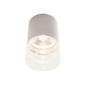 Plafoniera, Spot LED metal alb si sticla Fusion