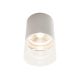 Plafoniere cu spoturi, Spoturi aplicate - Plafoniera, Spot LED metal alb si sticla Fusion