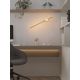 Aplice, corpuri de iluminat pentru pereti - Aplica LED design liniar 90cm Spirit 12w auriu