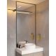 Aplice, corpuri de iluminat pentru pereti - Aplica LED design liniar 90cm Spirit 12W negru