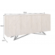 Comode - Comoda lemn de mango relief 3D METROPOLITAN 170cm