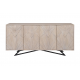 Comode - Comoda lemn de mango relief 3D METROPOLITAN 170cm