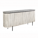 Comoda eleganta din lemn sablat ADLON 170cm