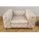 Fotolii - Fotoliu design Chesterfield, Catifea Bej Sampanie MODERN BAROCK