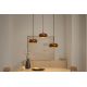 Pendule, Lustre suspendate - Lustra din lemn de salcam ALVA 25cm