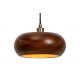 Pendule, Lustre suspendate - Lustra din lemn de salcam ALVA 25cm