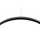 Pendule, Lustre suspendate - Lustra neagra inelara LED Range 120cm