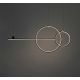 Pendule, Lustre suspendate - Lustra neagra inelara LED Range 120cm