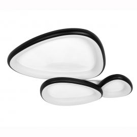 Plafoniere - Plafoniera LED CCT cu telecomanda AREA 3 negru