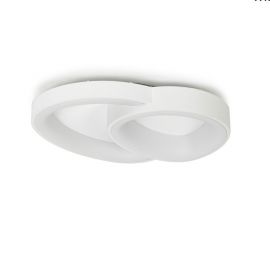 Plafoniere - Plafoniera LED CCT cu telecomanda AREA 2 alb