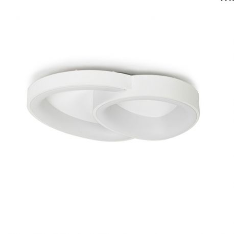 Plafoniere - Plafoniera LED CCT cu telecomanda AREA 2 alb