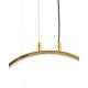 Pendule, Lustre suspendate - Lustra cu 6 inele LED suspendate Ring XXL auriu
