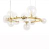 Lustra moderna cu 15 de surse de lumina LINEA R85 auriu