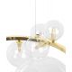 Pendule, Lustre suspendate - Lustra moderna cu 15 de surse de lumina LINEA R85 auriu
