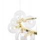 Pendule, Lustre suspendate - Lustra moderna cu 15 de surse de lumina LINEA R85 auriu
