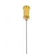 Pendule, Lustre suspendate - Lustra moderna cu 15 de surse de lumina LINEA R85 auriu
