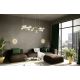 Pendule, Lustre suspendate - Lustra moderna cu 15 de surse de lumina LINEA R85 auriu
