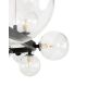 Candelabre, Lustre - Lustra moderna cu 20 de surse de lumina LINEA Oval 120 negru