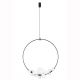 Pendule, Lustre suspendate - Lustra circulara cu 14 de surse de lumina ROCIO negru