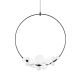 Pendule, Lustre suspendate - Lustra circulara cu 14 de surse de lumina ROCIO negru
