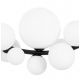 Pendule, Lustre suspendate - Lustra circulara cu 14 de surse de lumina ROCIO negru