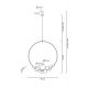 Pendule, Lustre suspendate - Lustra circulara cu 14 de surse de lumina ROCIO negru