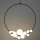 Pendule, Lustre suspendate - Lustra circulara cu 14 de surse de lumina ROCIO negru