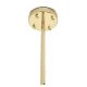 Candelabre, Lustre - Lustra suspendata metal auriu si sticla SUONO 80