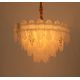 Candelabre, Lustre - Lustra suspendata metal auriu si sticla CLARA 60