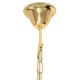 Candelabre, Lustre - Lustra suspendata metal auriu si sticla CLARA 60