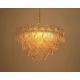 Candelabre, Lustre - Lustra suspendata metal auriu si sticla SCARLETT 60