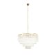 Candelabre, Lustre - Lustra suspendata metal auriu si sticla LUMA 80