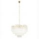 Candelabre, Lustre - Lustra suspendata metal auriu si sticla LUMA 60