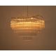 Candelabre, Lustre - Lustra suspendata metal auriu si sticla LUMA 60