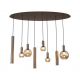 Pendule, Lustre suspendate - Lustra cu 8 pendule mixte Lyon