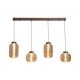 Pendule, Lustre suspendate - Lustra cu 4 pendule LED Lille