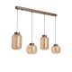 Pendule, Lustre suspendate - Lustra cu 4 pendule LED Lille