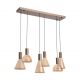 Pendule, Lustre suspendate - Lustra cu 6 pendule LED Cannes
