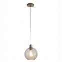 Pendul metal auriu, sticla champanie Radiance