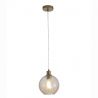 Pendul metal auriu, sticla champanie Radiance