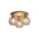Plafoniere - Plafoniera metal auriu, sticla champanie Radiance