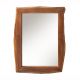 Oglinda decorativa cu margini din lemn MAMMUT 100cm
