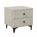 Noptiera ART DECO greige boucle