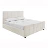 Pat PRESTIGE 180x200cm crem boucle cu spatiu de depozitare