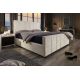 Paturi - Pat PRESTIGE 180x200cm crem boucle cu spatiu de depozitare