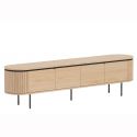 Comoda TV cu furnir de stejar ATELIER 200cm