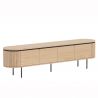 Comoda TV cu furnir de stejar ATELIER 200cm
