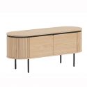 Comoda TV cu furnir de stejar ATELIER 120cm