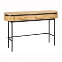 Consola cu furnir de stejar ATELIER 120cm